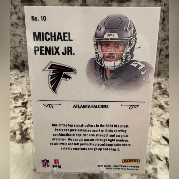 2024 Michael Penix Rookie Stallions Panini Contenders Rookie card - Picture 2 of 2